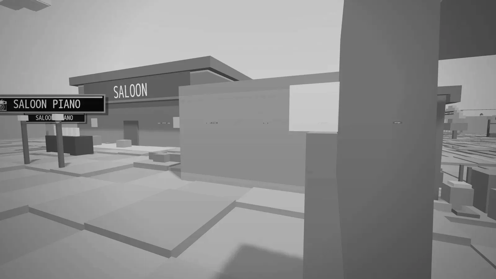 Commerce Row in Gold Rush Town — storefronts that each represent a measured MCP server